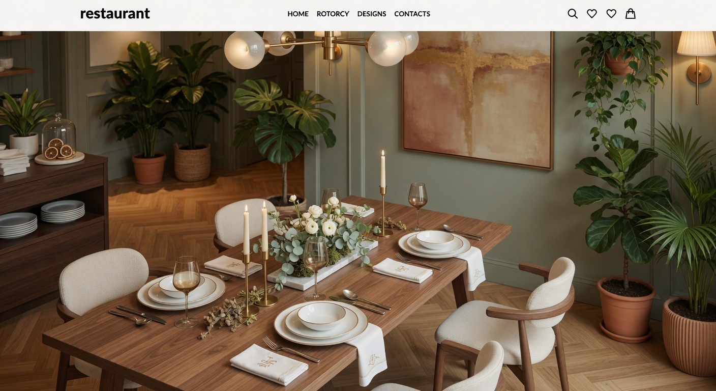 Decoração e ambiente de restaurantes