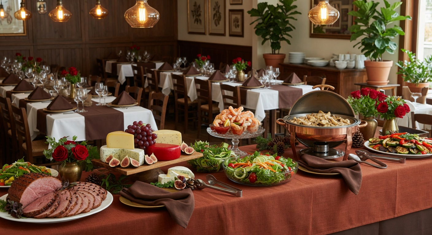 Buffets e organização de eventos em restaurantes