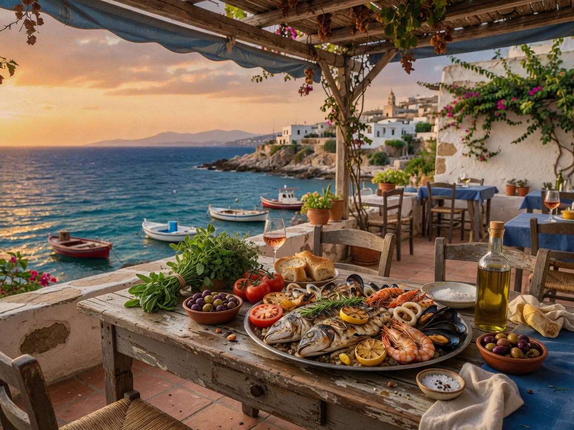 Cozinha mediterrânea e seus sabores