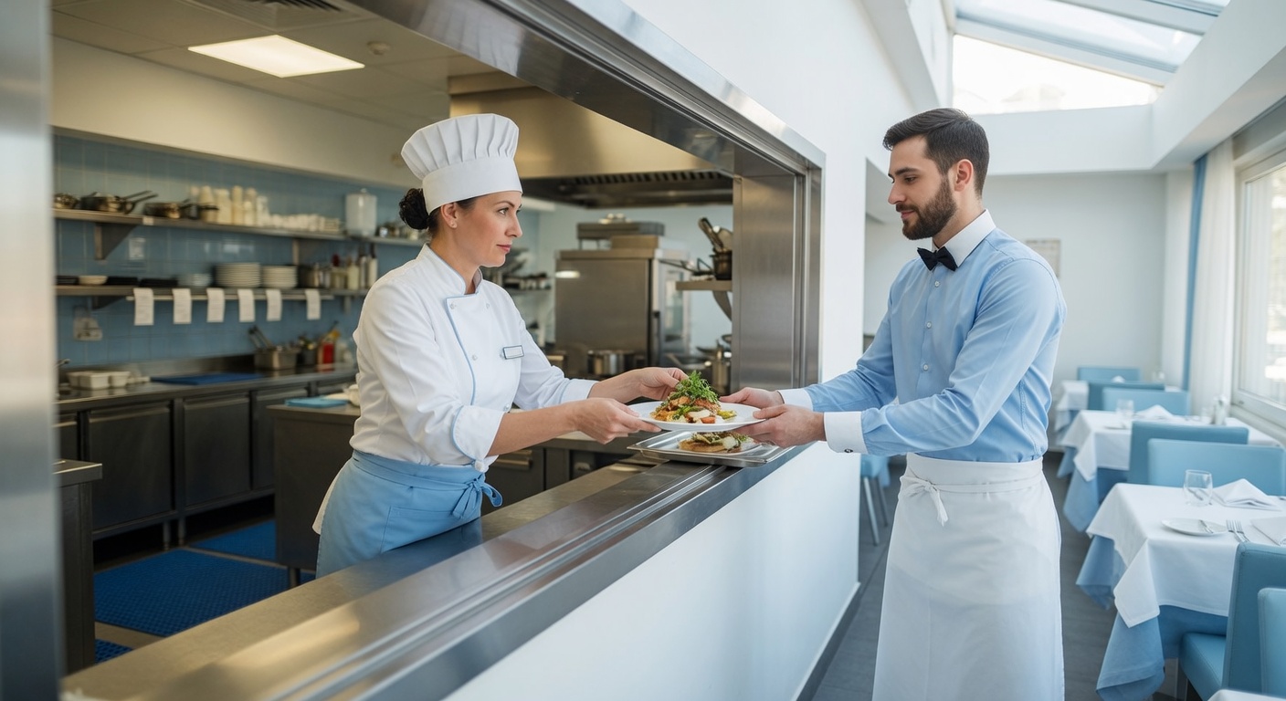 Higiene pessoal de cozinheiros e garçons
