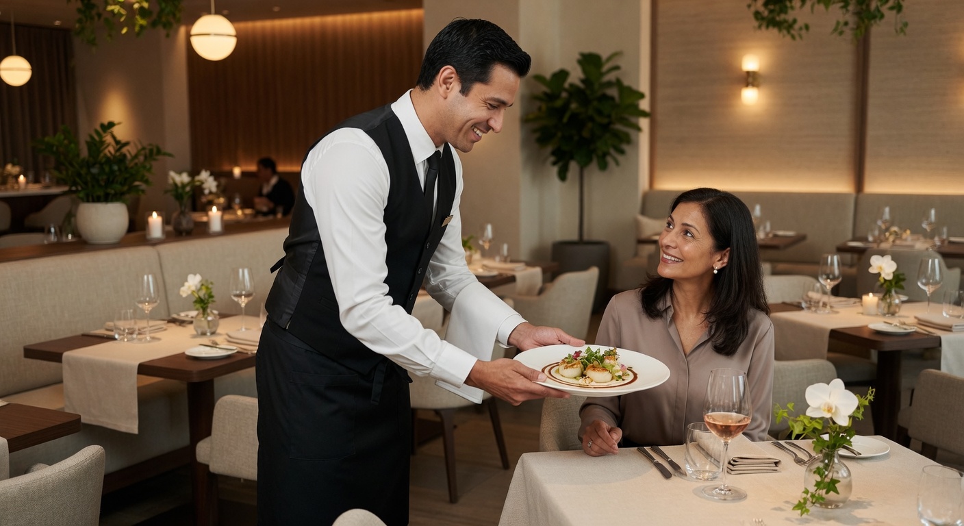 Atendimento de excelência em restaurantes