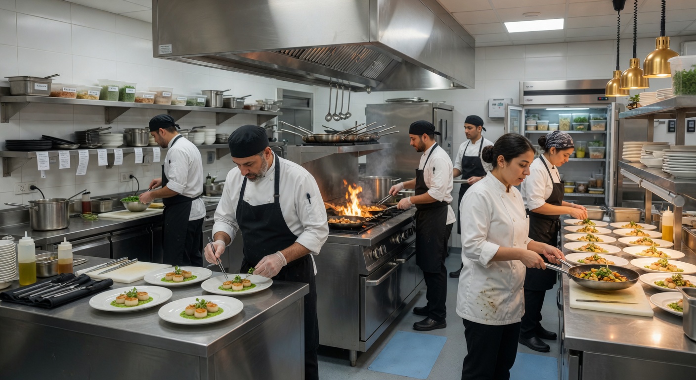 Como montar uma equipe de cozinha eficiente