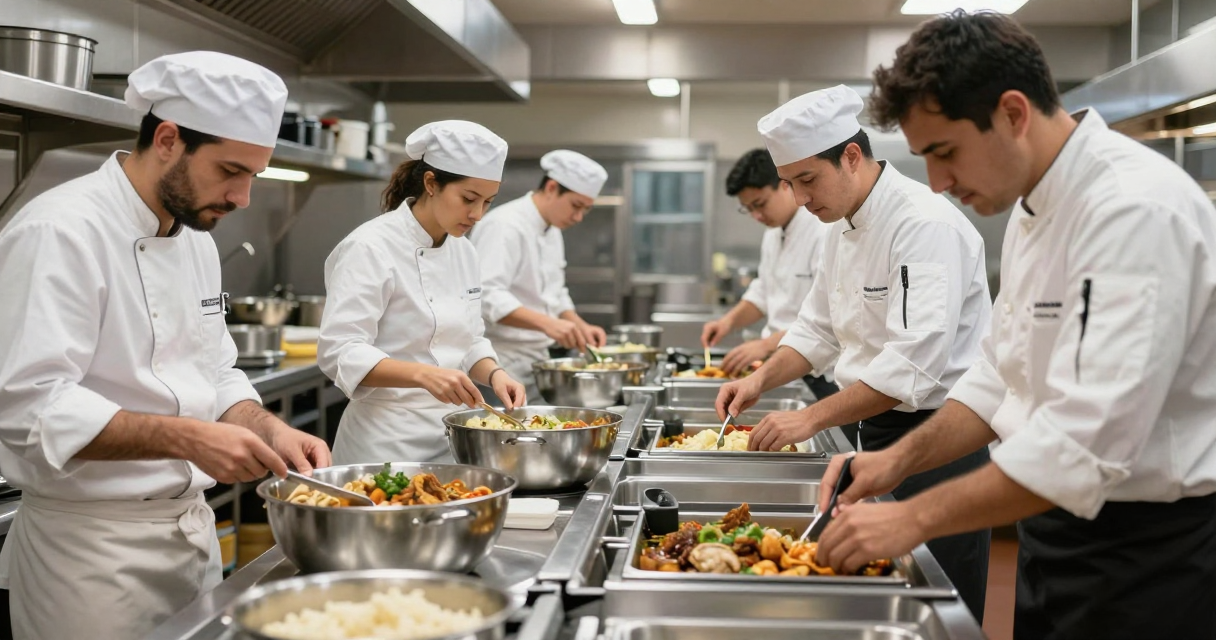 Gestão de horários e turnos na cozinha