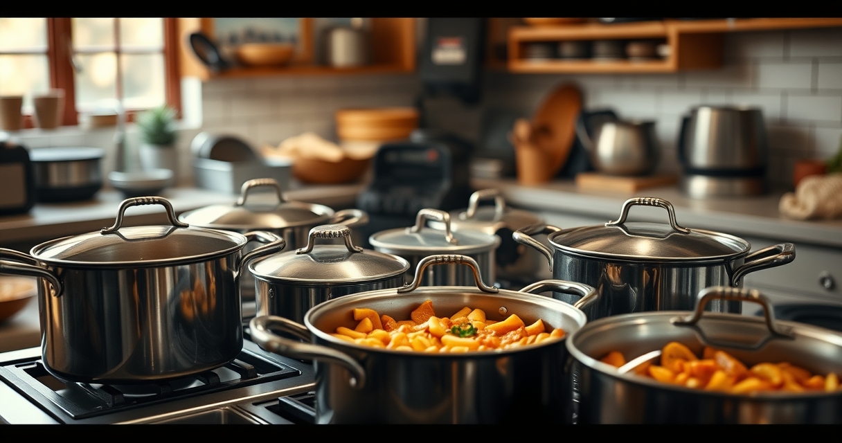 Preparação de caldos e sopas