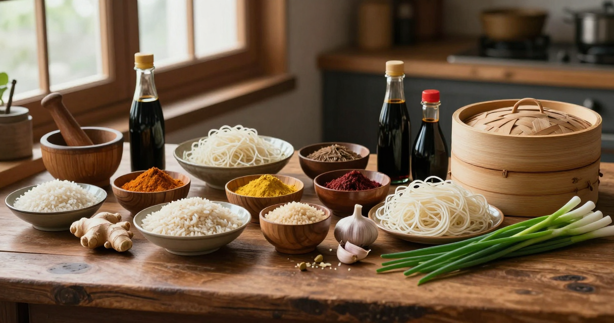 Cozinha asiática: técnicas e ingredientes — Ingredientes Essenciais da Cozinha Asiática Cozinha asiática: técnicas e ingredientes — Ingredientes Essenciais da Cozinha Asiática