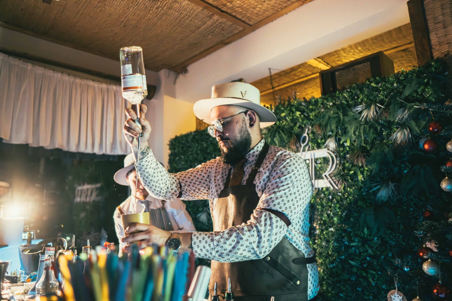 Serviço de bebidas e coquetéis sofisticados